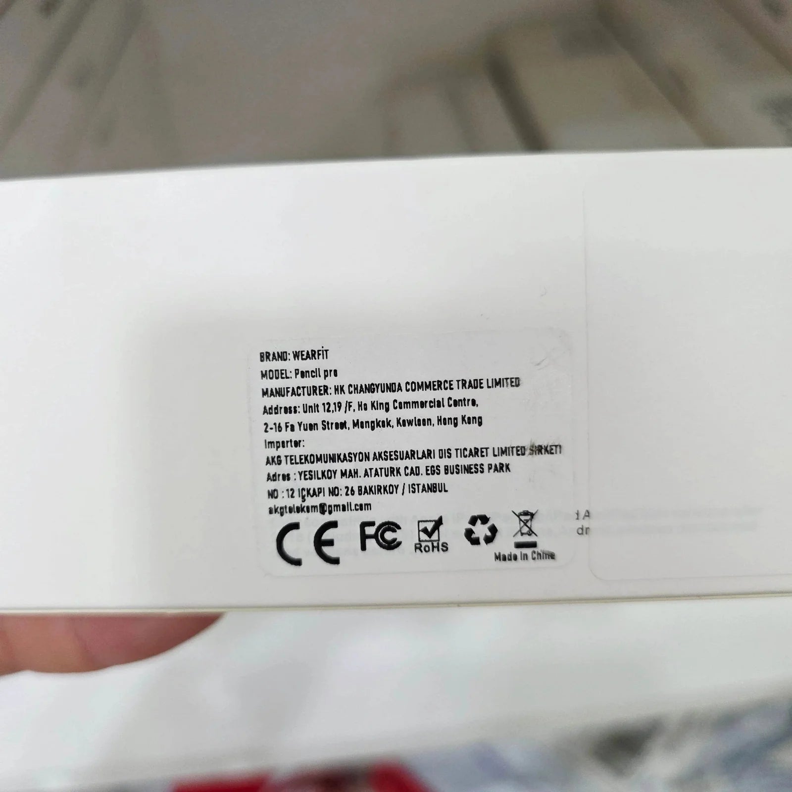 Pencil şarj edilebilir tablet kalemi