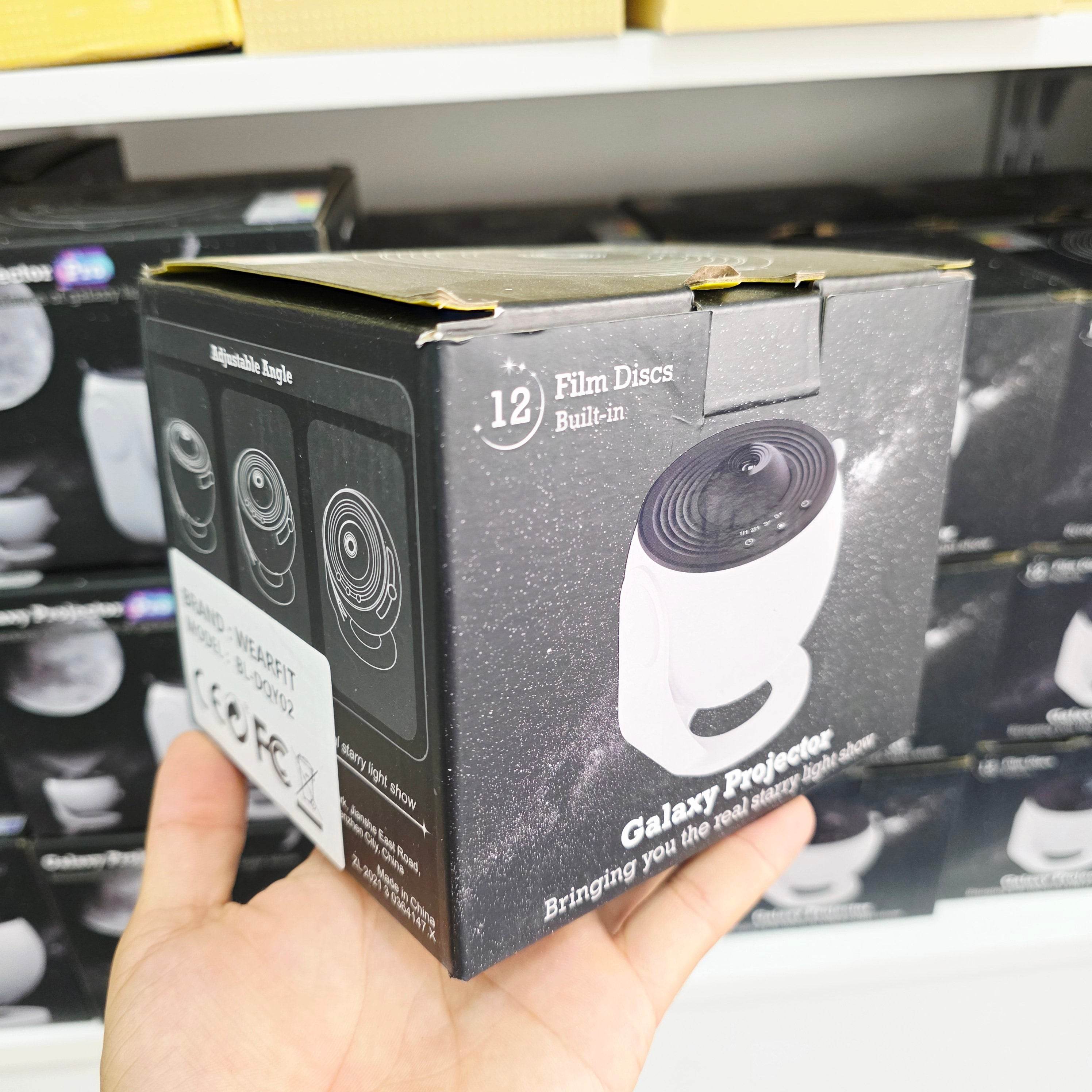 Yıldızlı Gökyüzü Galaksi Projektörü, Film Şeridi Filmi ile LED Işık Gösterisi, 360° Dönüş, 3 Düğmeli Kontrol, USB Güç Kaynaklı, Ev ve Parti Kullanımı, Yatak Odası, Oyun Odası, Tavan Dekorasyonu için - G6L - KolayMagza