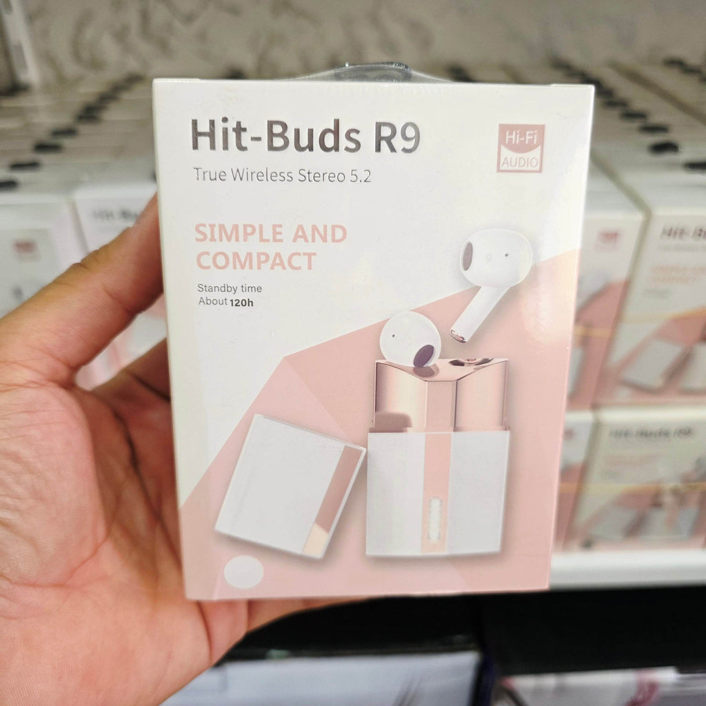 Hit buds r9 5,2v kulak içi mikrofonlu, kızlar için ruj şekli bluetooth kulaklık - B3J - KolayMagza