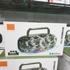 Boombox 2100 rgb ışıklı 360 derece steario ses güçlü çift bass, suya dayanıklı taşınabilir bluetooth hoparlör - H3W - KolayMagza