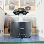 V88 3'ü 1 arada Yağmur Damlası Nemlendirici ve Esansiyel Yağ Difüzörü, Serin Sis, 360 Derece Şelale, Fısıltılı Yağmur Sesi ve 7 Ruh Hali Işığı, Şemsiye Tasarımlı Hava Nemlendirici, Ev, Yatak Odası, Oturma Odası - H3Y - KolayMagza