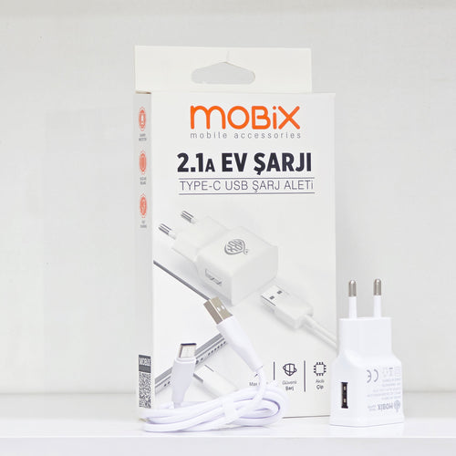 ( 5 adet ) 2.1A Usb çıkışlı ve 1 metre kablo şarj seti