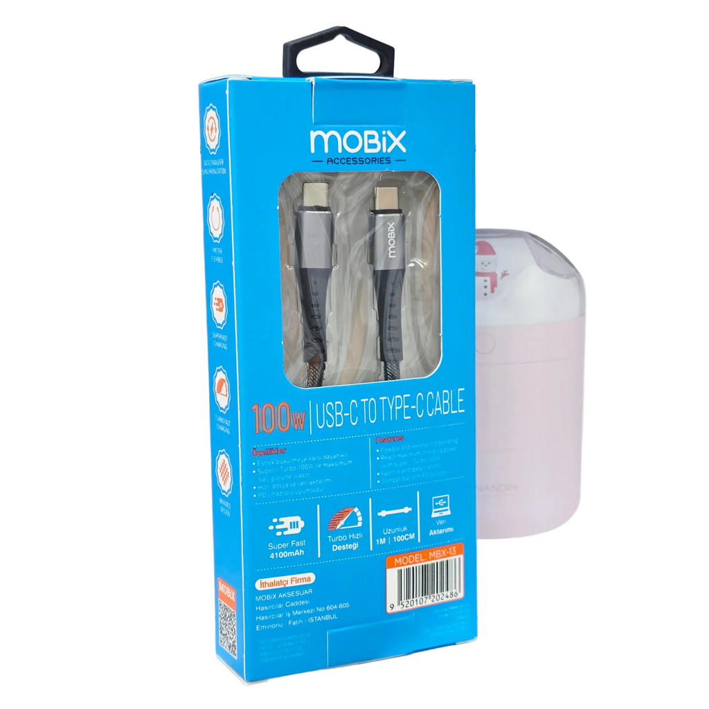 100W fast charging and data transfer cable 1 meter