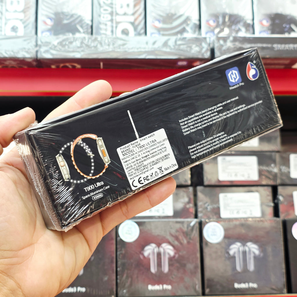 T900 Ultra Big 2.09" Infinite Screen Smart Watch - Bluetooth Call, Wireless Charging, dual strap