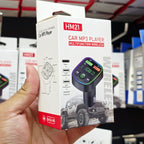 In-Car Bluetooth FM Transmitter - Wireless MP3 Player with Dual USB + Type-C Fast Charging Ports