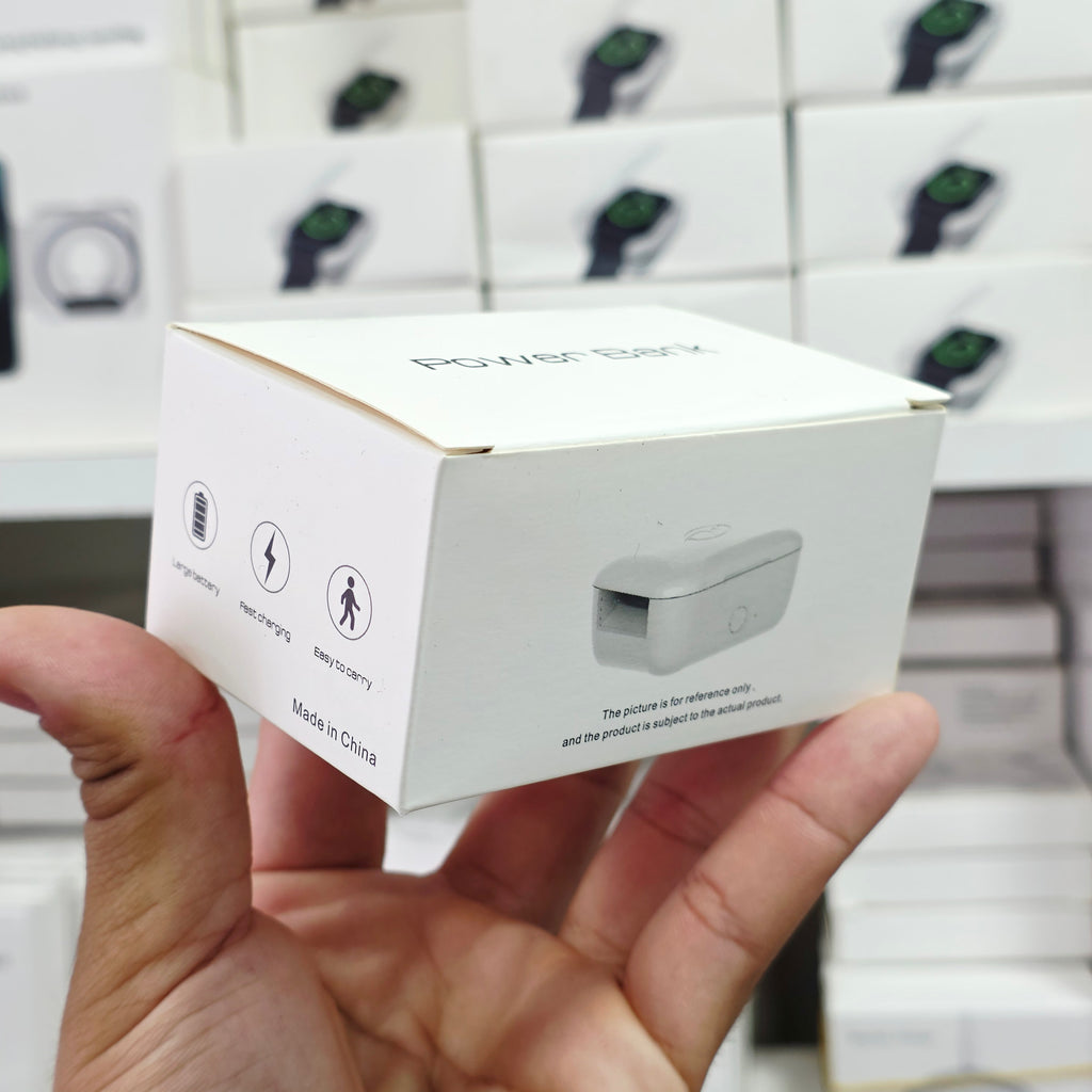 ( 3 adet ) Akıllı Saat manyetik powerbankı, Taşınabilir Kablosuz Şarj Kutusu Mini Powerbank 1000mah - Manyetik Hızlı Şarj Cihazı