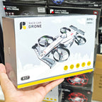 R37 2'si 1 Arada Uzaktan Kumandalı Uçan Yarış Arabası ve Drone - Kara ve Hava Modlu Akrobatik Quadcopter SANTRAL HAN