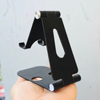 ( 5 adet ) Metal Ayarlanabilir Masaüstü Telefon ve Tablet Tutucu Stand - Katlanabilir Kaymaz Tabanlı KolayMagza KM Technology - Toptan Telefon Aksesuarları