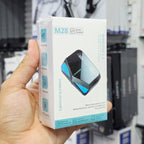 M28 TWS Kablosuz Bluetooth 5.3 Oyuncu Kulaklığı - Düşük Gecikmeli Game/Music Çift Modlu, RGB Işıklı Powerbank Özellikli Şarj Kutulu Led Göstergeli POLYGOLD