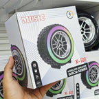 ( 3 adet ) X-502 Tekerlek Tasarımlı RGB Işıklı Kablosuz Bluetooth Hoparlör - Disco Series Mini Speaker Tucci