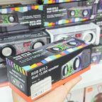 Armour V8 RGB Işıklı Taşınabilir Bluetooth 5.3 Hoparlör – 13.6W Çift Speaker & TWS Tucci