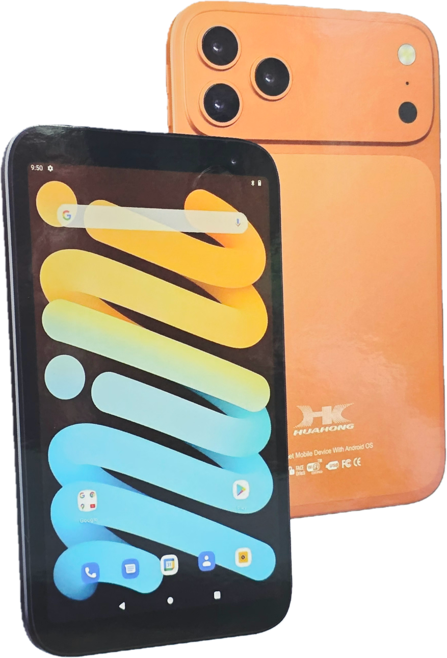 HK18ProMini 5G Destekli Mini Akıllı Telefon / Tablet - 16GB RAM + 1TB Hafıza, Canlı Ekran (Kılıf Hediyeli Full Kutu) Müslüm