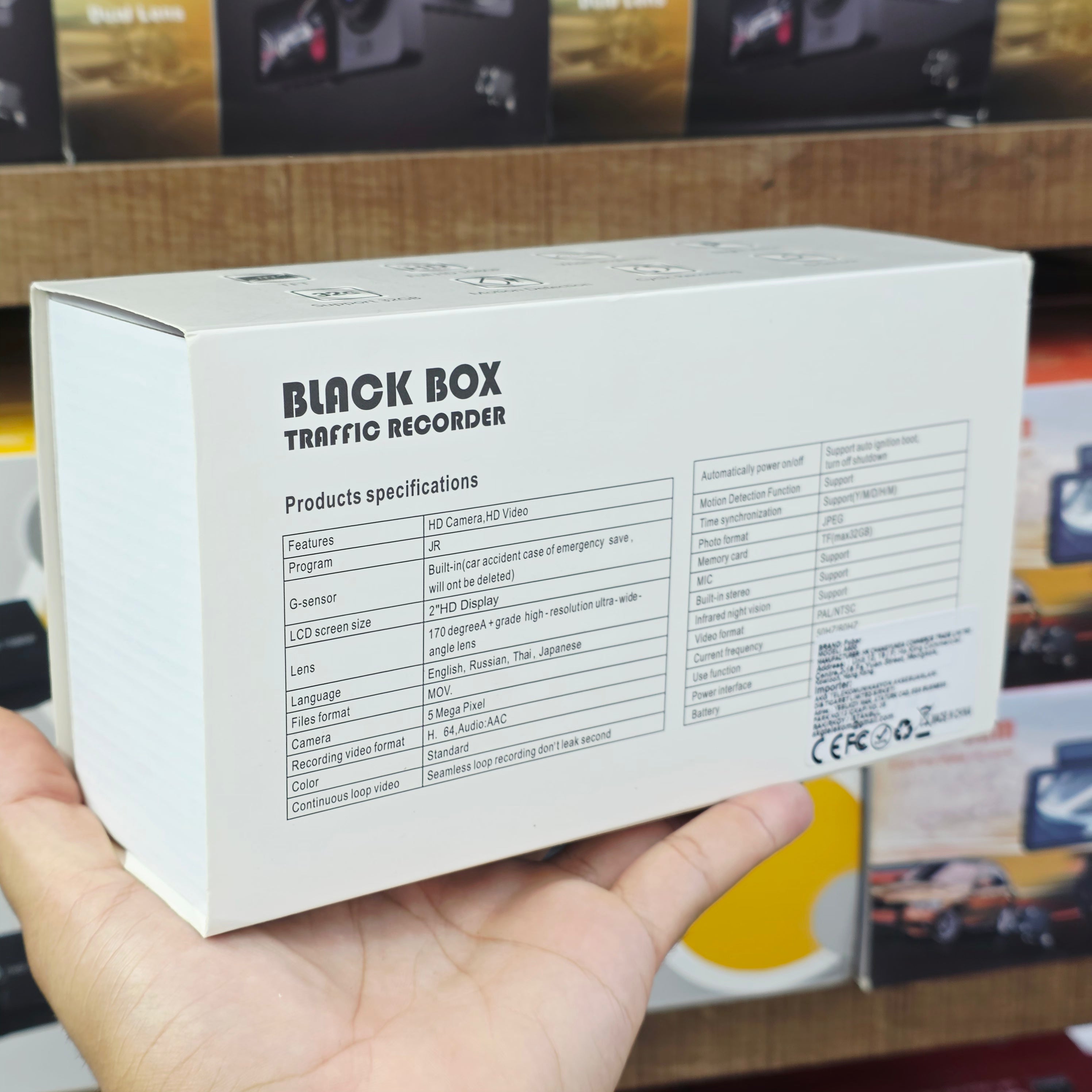Black Box Full HD 1080P Gece Görüşlü Çift Kameralı Araç İçi Kamera ve Yol Kayıt Cihazı KolayMagza KM Technology - Toptan Telefon Aksesuarları