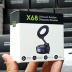 X68 Vakumlu ve Magsafe Uyumlu Manyetik Araç İçi Telefon Tutucu - 360° Dönebilen Torpido ve Cam Tutacağı İVO