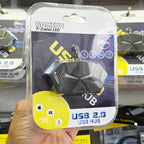( 5 adet ) Gaming 4 Port USB 2.0 Çoklayıcı Hub - 7 Renk LED Işıklı 60cm Kablolu Oyuncu USB Hub KolayMagza KM Technology - Toptan Telefon Aksesuarları