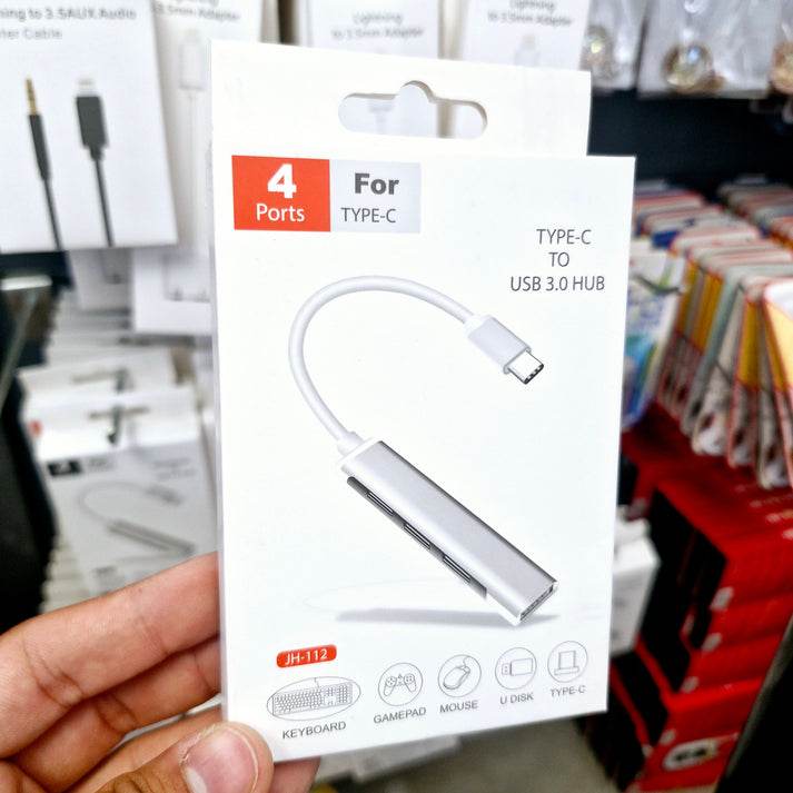 Typec girişli usb hub 4ü1 arada çoğaltıcı jh112 - D1V - KolayMagza