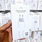 Logosuz 20w typec çıkışlı başlık ve 1m typeC lightning kablo şarj seti - S3K - KolayMagza