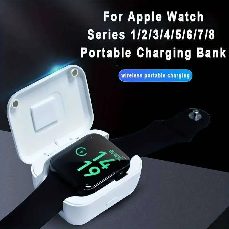 ( 3 adet ) Akıllı Saat manyetik powerbankı, Taşınabilir Kablosuz Şarj Kutusu Mini Powerbank 1000mah - Manyetik Hızlı Şarj Cihazı