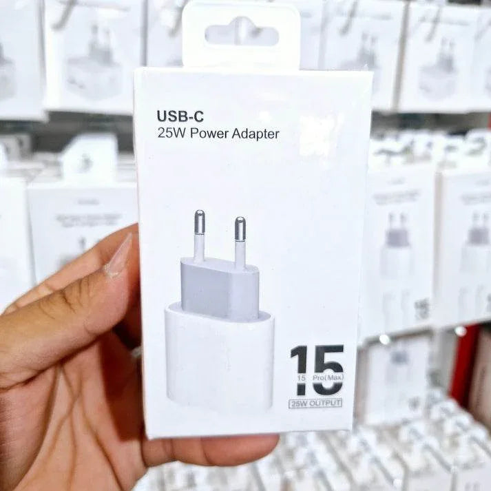 25w typeC çıkışlı ios uyumlu hızlı şarj adaptör başlık - S1F - KolayMagza KM Technology