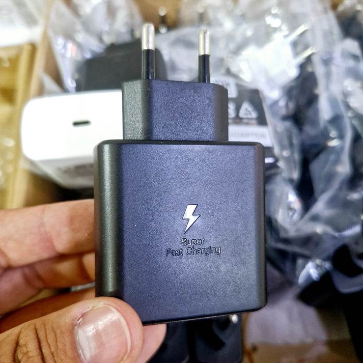 Logosuz 45w typec çıkışlı android uyumlu süper hızlı şarj destekli şarj adaptör başlığı kutusuz - S3P - KolayMagza