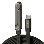 Orjinal 240w metal standlı TypeC - TypeC kablo 1,50m hasır şarj kablosu