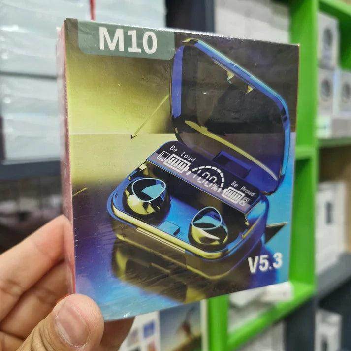 M10 led göstergeli su geçirmez kulak içi dokunmatik bluetooth kulaklık - B1P - KolayMagza