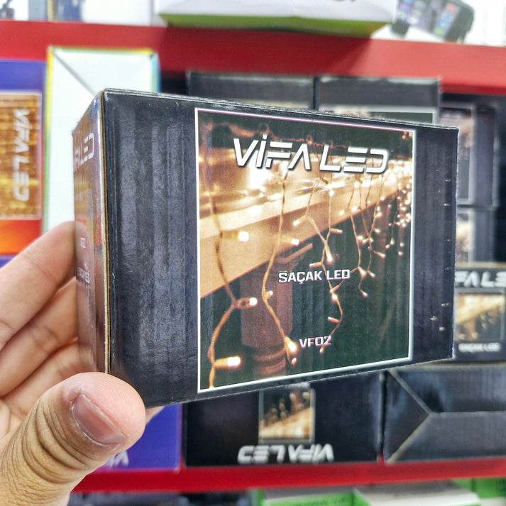 FİŞ'Lİ 3 metre 10*30 ledli perde led kanca asmalı ışık yılbaşı led ışık dekor lambası yılbaşı ağacı ışığı organizasyon led ışık Kumandalı 3 metre*10 şerit (her şerit 3 metre 30 led) PRİZ girişli - G5F - KolayMagza