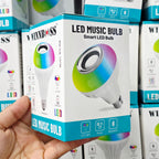 ( 5 adet ) 12W Bluetooth Hoparlörlü RGB Renkli LED Akıllı Ampul (Kumandalı) SANTRAL HAN