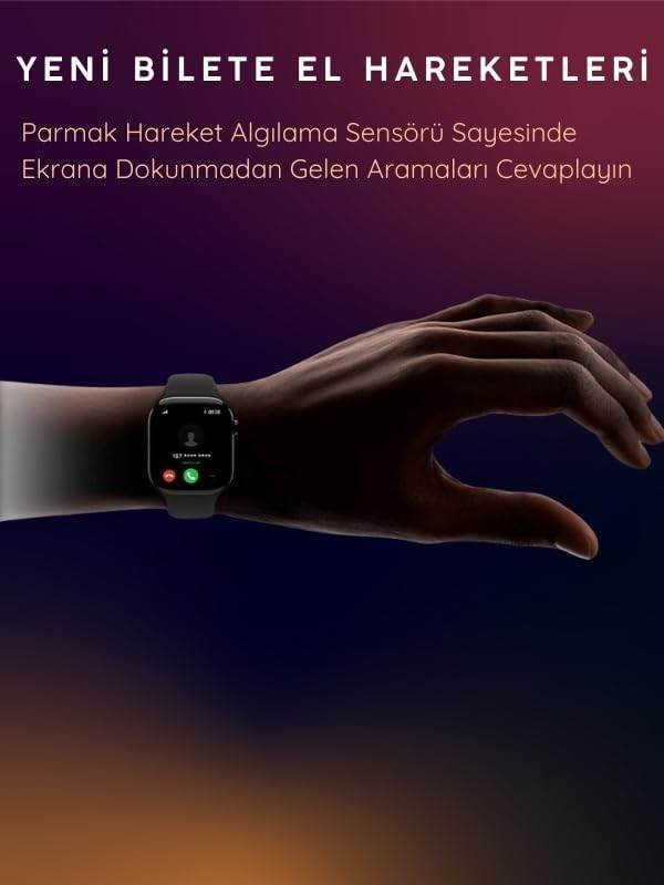 Hk10 pro A 10.seri 46mm amoled ekranlı ios android uyumlu akıllı saat - A2W - KolayMagza