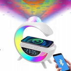 G Kablosuz Şarj Cihazı ve Disko Işığı RGB Rable lampa bluetooth Hoparlör - H3Q