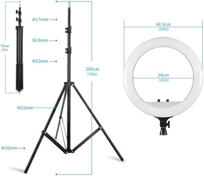 Mj18 - 45cm led rgb selfie ışığı ring light + tripod ayak dahil kolaymagza ,klolay magza, km , km tech, km technology, toptan telefon aksesuarları, toptan, Kolaymagza, KolayMazga, KM technology, KM tech, toptan gsm, toptan ürünler, e-ticaret toptan, eminönü toptan, tahtakale, tahtakale toptan