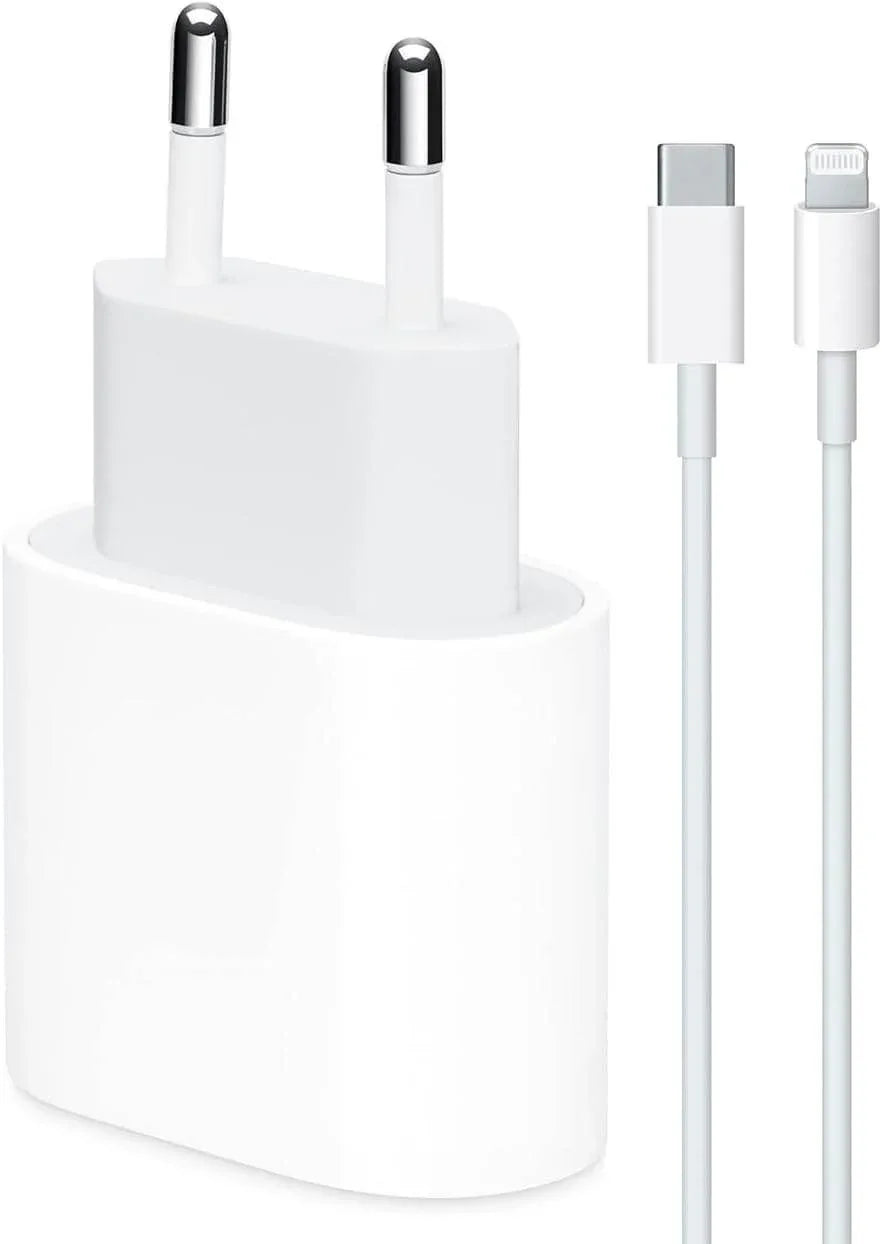 ( 5 adet ) 25w usbc adaptörü ve 1m usbc lightning pd kablo şarj seti