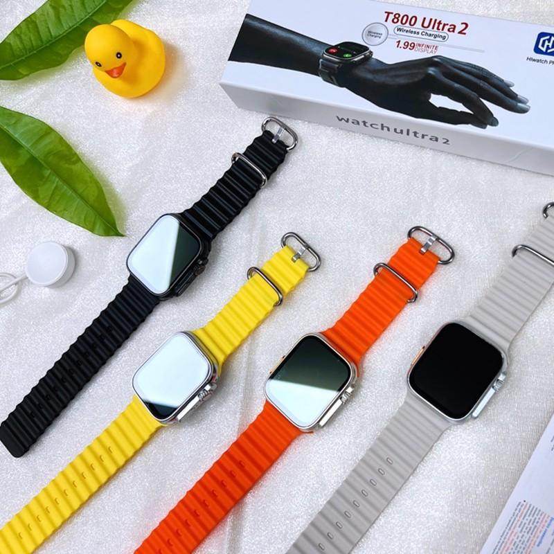 T800 ultra2 49mm 1.99” ekranlı akıllı saat – çift kordon, ios & android uyumlu - A2O - KolayMagza