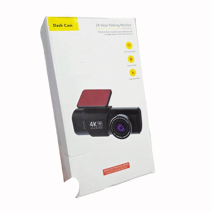 WİFİ çift ön arka 4K Araç içi Güvenlik Kamerası + Park Modu Kablosu Çift Kamera Kayıt Cihazı GPS Gece Görüşü mikrofonlu dash cam - G5V - KolayMagza