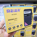 Meier m-9320 minimalist cep radyo fm/am/sw usb sarj edilebilir kulaklık takılabilir - H3K - KolayMagza