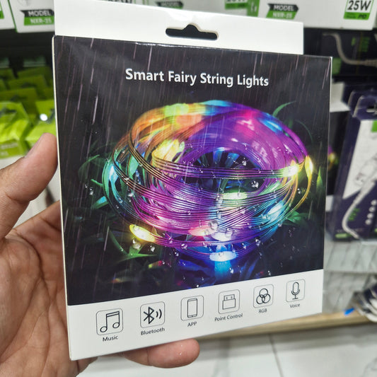 akıllı RGB led şeridi USB 10 metre uygulama kontrollü ve ses hasasiyet destekli suya dayanıklı ışık