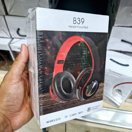 P39 hafıza kartı aux destekli 5.0v bluetooth kafa üstü kulaklık