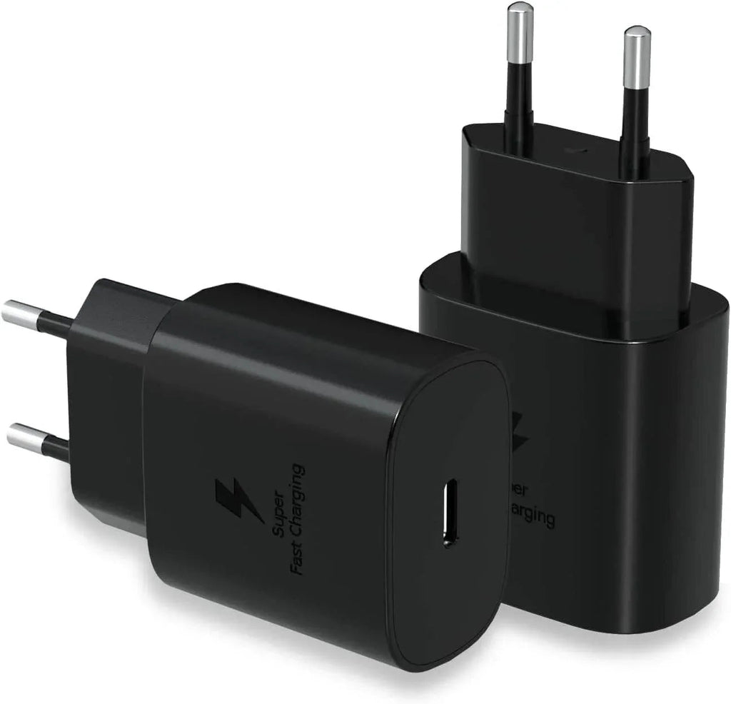 25w süper hızlı typec çıkışlı başlık adaptör ve typec to typec 1m kablo şarj set - S2F - KolayMagza KM Technology