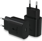 25w süper hızlı typec çıkışlı başlık adaptör ve typec to typec 1m kablo şarj set - S2F - KolayMagza KM Technology