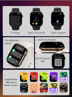Hk10 pro A 10.seri 46mm amoled ekranlı ios android uyumlu akıllı saat - A2W - KolayMagza