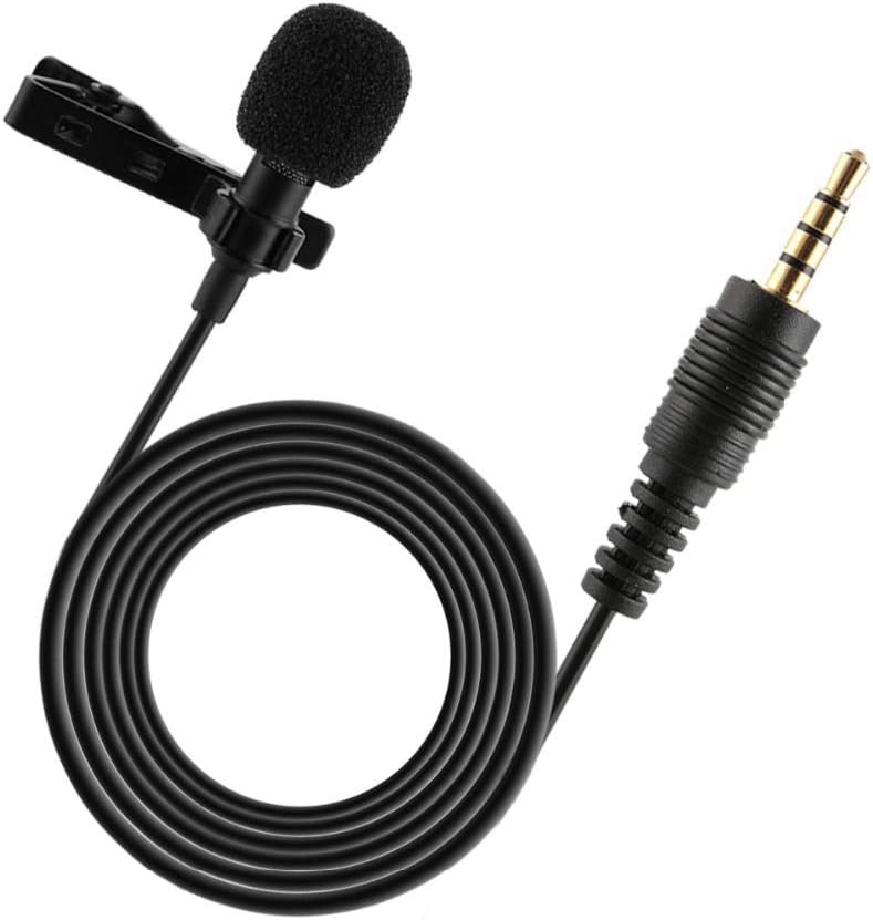 3.5mm jak aux girişli yaka mikrofon