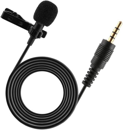 3.5mm jak aux girişli yaka mikrofon