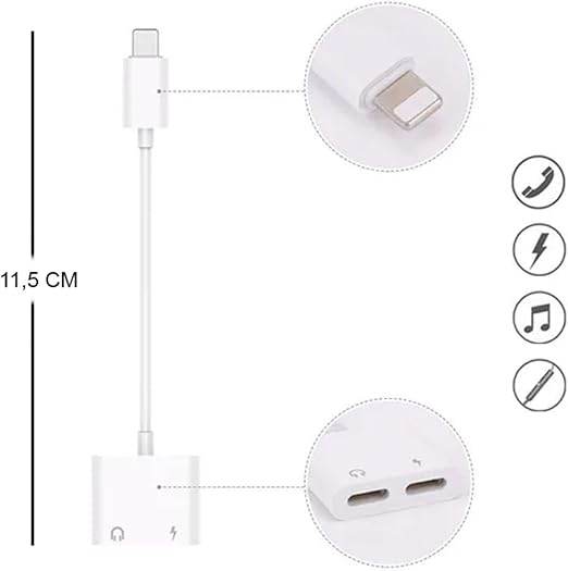 Lightning to 2x lightning çoğaltıcı mini aparat - D1D - KolayMagza