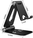 ( 5 adet ) Metal Ayarlanabilir Masaüstü Telefon ve Tablet Tutucu Stand - Katlanabilir Kaymaz Tabanlı KolayMagza KM Technology - Toptan Telefon Aksesuarları