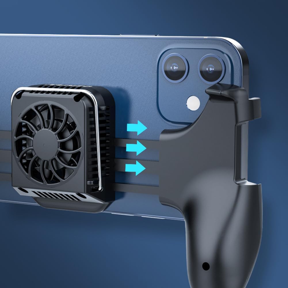 S-03 Mobil Oyun Kolu Gamepad - Dahili Radyatör Soğutucu Fanlı Telefon Standı Mstore