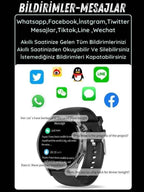 GT4 Max Premium Klasik Erkek Akıllı Saat Amoled Ekranlı Sesli Görüşme Yapan NFC,GPS,Spor Takibi,Rehber Kaydı Android&iOS İphone Huawei Xiaomi Uyumlu Kol Saati - A3J - KolayMagza