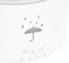 V88 3'ü 1 arada Yağmur Damlası Nemlendirici ve Esansiyel Yağ Difüzörü, Serin Sis, 360 Derece Şelale, Fısıltılı Yağmur Sesi ve 7 Ruh Hali Işığı, Şemsiye Tasarımlı Hava Nemlendirici, Ev, Yatak Odası, Oturma Odası - H3Y - KolayMagza