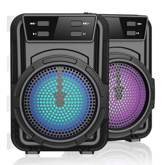FM-SD Card USB Input Illuminated Sound Bomb Bluetooth Speaker GTS-1346 - H3D