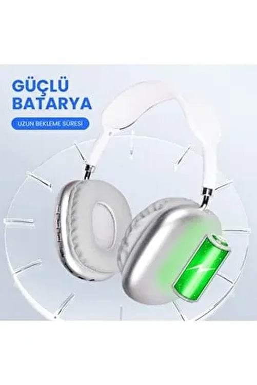 P9 kafa üstü ayarlanabilir hafıza kartı aux destekli ios android uyumlu bluetooth kulaklık - U1D - KolayMagza KM Technology