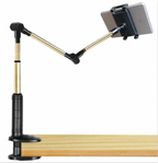Çok amaçlı 360 derece ayarlanabilir masa üstü metal tablet ve telefon tutucu 21a-3 - N1N - KolayMagza